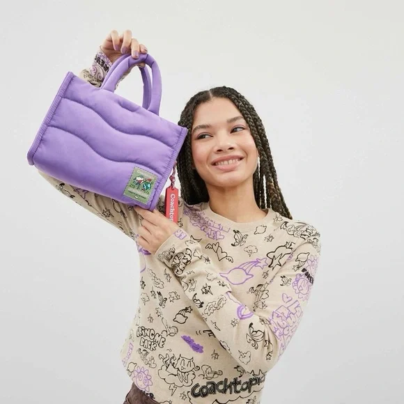 Coachtopia Loop Mini Tote, Iris 💜 - Picture 4 of 7